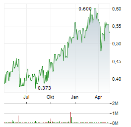 AGRICULTURAL BANK OF CHINA Aktie Chart 1 Jahr