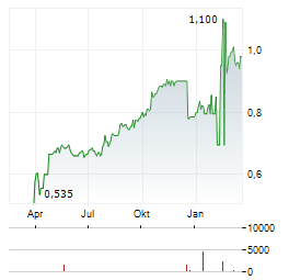 AMERICA MOVIL Aktie Chart 1 Jahr