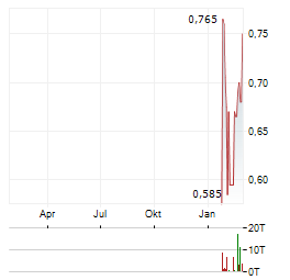 BARTON GOLD HOLDINGS Aktie Chart 1 Jahr