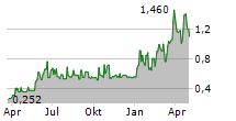 BLACK MAMMOTH METALS CORPORATION Chart 1 Jahr