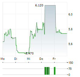 BLOOBER TEAM Aktie 5-Tage-Chart