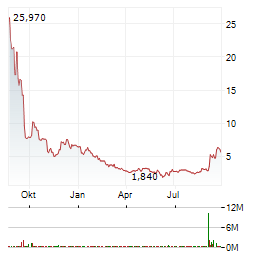 BNB STANDARD Aktie Chart 1 Jahr