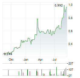 CABRAL GOLD Aktie Chart 1 Jahr