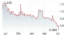 CBAK ENERGY TECHNOLOGY LIMITED Chart 1 Jahr