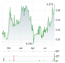 CHINA BLUECHEMICAL Aktie Chart 1 Jahr