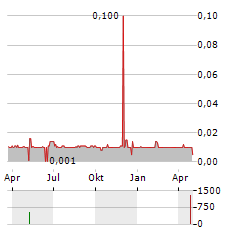 CHINA NEW ENERGY Aktie Chart 1 Jahr