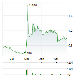 CSC FINANCIAL Aktie Chart 1 Jahr