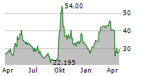 DIREXION DAILY CSI CHINA INTERNET INDEX BULL 2X SHARES Chart 1 Jahr