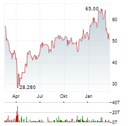 DIREXION DAILY MID CAP BULL 3X Aktie Chart 1 Jahr