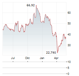 DIREXION DAILY MID CAP BULL 3X Aktie Chart 1 Jahr