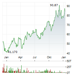 DIREXION DAILY MSCI BRAZIL BULL 2X SHARES Aktie Chart 1 Jahr