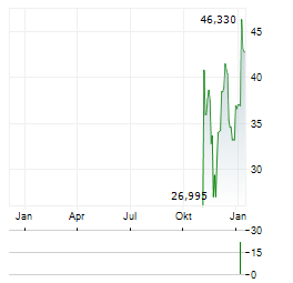 DIREXION DAILY SEMICONDUCTOR BULL 3X Aktie Chart 1 Jahr