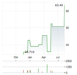 DIREXION DAILY SMALL CAP BULL 3X Aktie Chart 1 Jahr