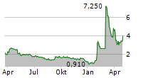 DOMINARI HOLDINGS INC Chart 1 Jahr