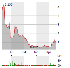 DRAGONFLY ENERGY HOLDINGS CORP Jahres Chart