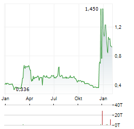 EGIDE Aktie Chart 1 Jahr