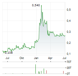 ENDURANCE GOLD Aktie Chart 1 Jahr