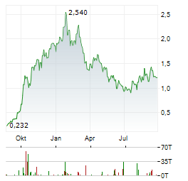 FOCUS MINERALS LTD Jahres Chart