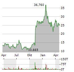 GEO GROUP Aktie Chart 1 Jahr