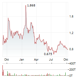 GOLDMINING Aktie Chart 1 Jahr