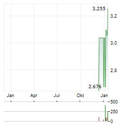 HYPERLIQUID STRATEGIES Aktie Chart 1 Jahr