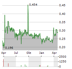 INTRASENSE Aktie Chart 1 Jahr