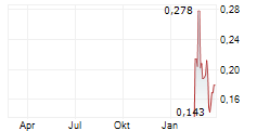 IONIC RARE EARTHS LIMITED Chart 1 Jahr