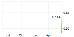 JIANGXI RIMAG GROUP CO LTD Chart 1 Jahr