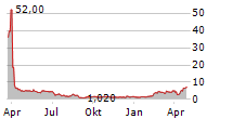 JIUZI HOLDINGS INC Chart 1 Jahr