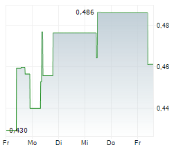 LIONTOWN RESOURCES LIMITED Chart 1 Jahr