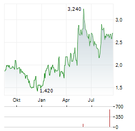 MAMMOTH ENERGY SERVICES Aktie Chart 1 Jahr