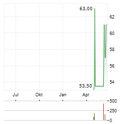 MEGACHIPS Aktie Chart 1 Jahr