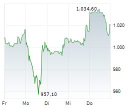 NETFLIX INC Chart 1 Jahr