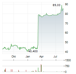 NETFONDS Aktie Chart 1 Jahr