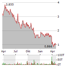 NEW FOUND GOLD Aktie Chart 1 Jahr