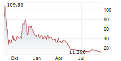 NEWEGG COMMERCE INC Chart 1 Jahr