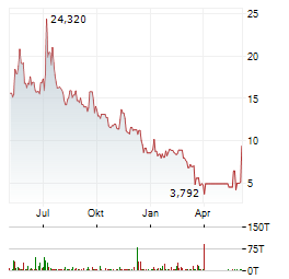 NEWEGG COMMERCE Aktie Chart 1 Jahr