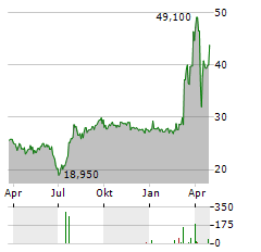 NSE SA Aktie Chart 1 Jahr