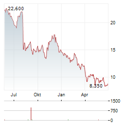 ORION ENGINEERED CARBONS Aktie Chart 1 Jahr