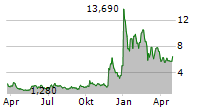 PALLADYNE AI CORP Chart 1 Jahr