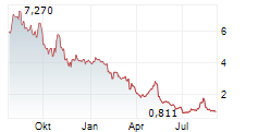PARADIUM.AI INC Chart 1 Jahr