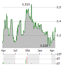 PASOFINO GOLD Aktie Chart 1 Jahr