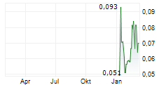 PATAGONIA LITHIUM LTD Chart 1 Jahr