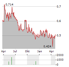 PION GROUP Aktie Chart 1 Jahr