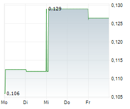 PURE ENERGY MINERALS LIMITED Chart 1 Jahr