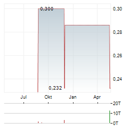 RADIANCE HOLDINGS Aktie Chart 1 Jahr