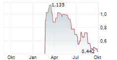 SENDERO RESOURCES CORP Chart 1 Jahr