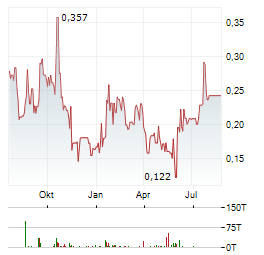 SUMMA SILVER Aktie Chart 1 Jahr
