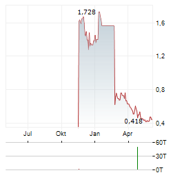 SURGEPAYS Aktie Chart 1 Jahr