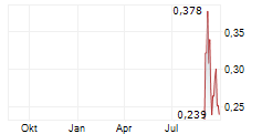 SYNERGY METALS CORP Chart 1 Jahr